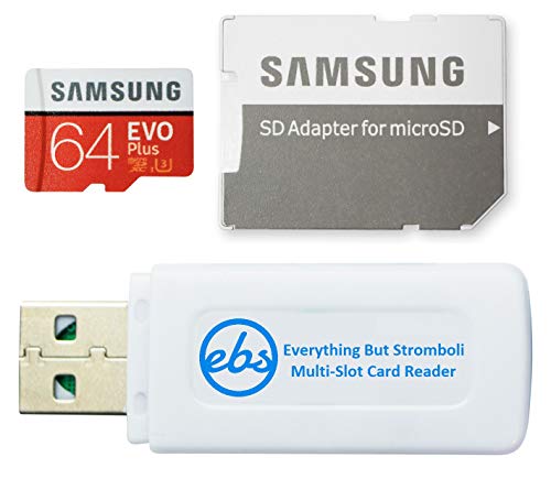 Samsung Evo Plus 64GB MicroSD Memory Card Class 10 Works with DJI Mavic