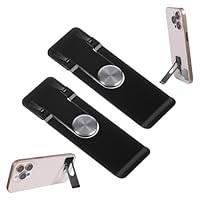XLIUAX 2 Pack Phone Kickstand Attachment, Kickstand for Phone Case 360° Rotating Cellphone Stand for Desk Vertical and Horizontal Placement Stand Ultra Thin Phones Holder Adjustable Angle Foldable