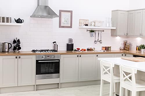 Russell Hobbs RH60GH402SS Stainless Steel 59cm Wide, 4 Burner Gas Hob, Free 2 Year Guarantee
