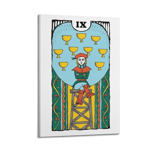 Poster dessin animé JIDUHON en toile premium pour décoration esthétique durable