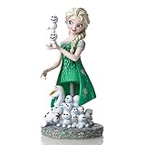 Enesco Grand Jester Studios Elsa and Olaf from “Frozen Fever” Stone Resin Disney Figurine