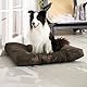 BEDSURE Hundekissen Grosse Hunde waschbar - 91x68cm hundematratze L für große, mittelgroße Hunde Outdoor gepolstert Hundematte braun in 10cm Höhe