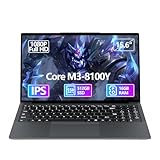 [Puissant Processeur Core] Cet ordinateur portable de 15,6 pouces est équipé d'un processeur Core i3-8100Y et d'une carte graphique UHD Graphics 615, répondant parfaitement à vos besoins graphiques quotidiens. Il offre des performances supérieures, une vitesse accrue et une latence plus faible que les ordinateurs portables traditionnels. Ce processeur de pointe est idéal pour le divertissement à domicile et la productivité au bureau, vous permettant d'effectuer vos tâches rapidement avec des performances élevées et une réactivité instantanée, vous rendant inarrêtable.