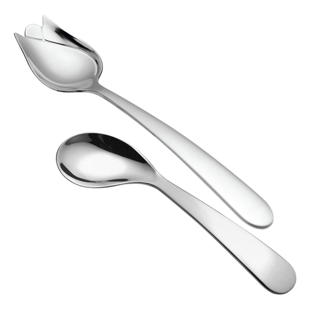 Didiseaon 5 Juegos Vajilla Para Personas Mayores Vajilla Cubiertos Cucharas Utensilios Para Servir Cuchara Pequeña En Ángulo Ayudar Vajilla Adaptable Utensilios Para Comer 2 piezas * 5