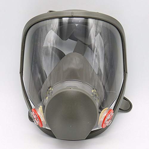 MBLUE Pour 6800 Masque En Silicone Visage Complet Visage Respirateur Peinture Pulvérisation Décoration Bois, Gris