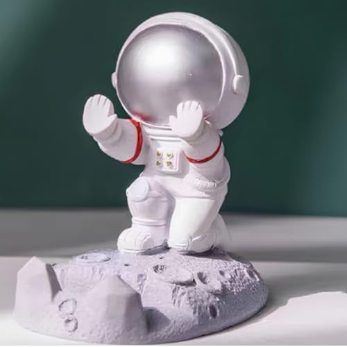 Suporte De Celular De Mesa Astronauta Compatível Com Smartphones Decoração Criativa Para Casa Ou Esc
