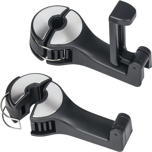KBS Car Hooks Back seat Hanger Headrest Upgraded 2 in 1 Car Seat Hooks with Phone Holder for Purse, Backpacks,Toys,and Even Bottle Storage Organizer Car Hanging Accessories (CAR-Hook-Heavy-2) (B0CPY691QZ) Amazon Price History, Amazon Price Tracker