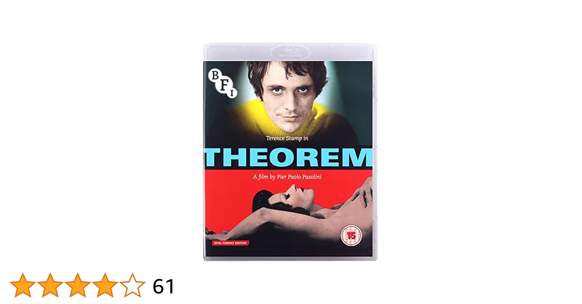 「テオレマ」(1968)パゾリーニ クライテリオン ブルーレイ版 Amazon.com: Teorema (The Criterion Collection) [Blu-ray