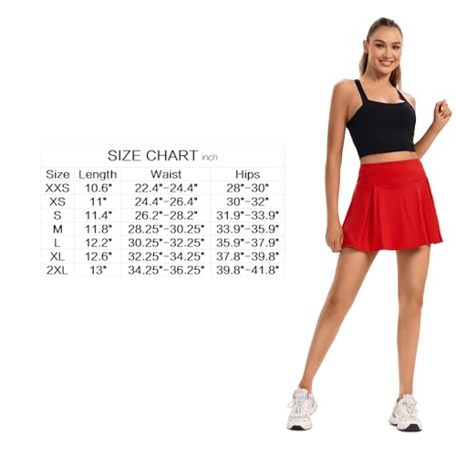 Womens Mini Pleated Tennis Skirt Athletic Workout Golf Flowy Silk Basic Skorts Skirts High Waisted with Pockets Shorts Cute Girls Trendy Clothes Summer Dress Outfits(Black,M)