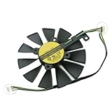 ventilateur BACYDLPL 1 Ventilateur PLD09210S12HH 12 V 0,40 A 87 mm for Carte Graphique RX480 RX570 GTX1060 GTX1070(PLD09210S12HH-B_NO RGB)