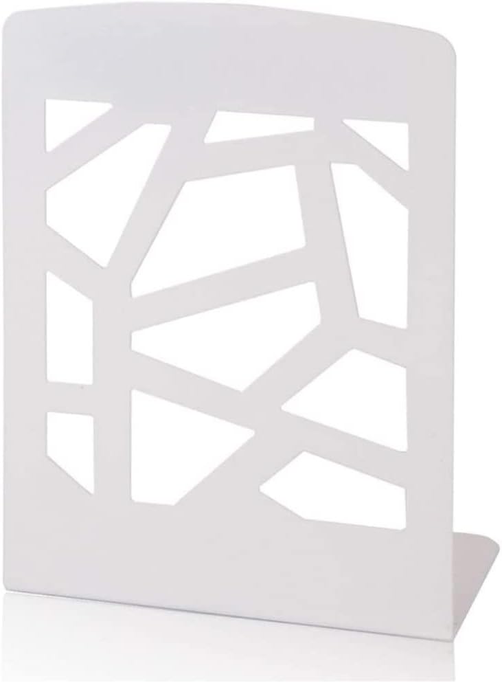 Book End 2pcs/Pair Metal Bookend Office Book Holder Shelf Accessory for Students School Stationery Desk Organizer Book Stoppers