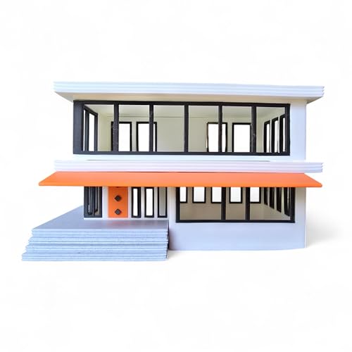 Miniature Mid Century Modern House The Palmetto Pad 1:87 Scale