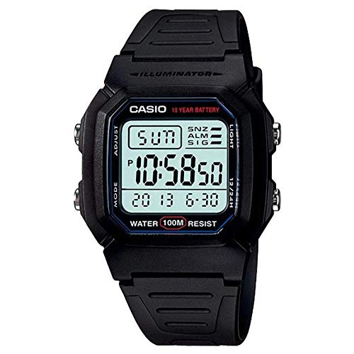 Relogio Masculino Casio W-800H-1AVDF - Preto