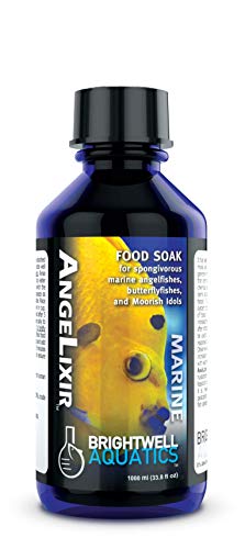 Brightwell Aquatics AngeLixir - Free-Form Amino Acid Food Soak for Spongivorous Marine Fishes, 1 Liter