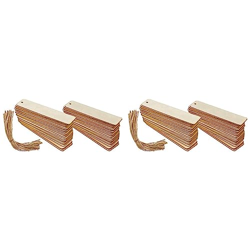 Signets en bois vierges pour ne plus jamais perdre votre page avec ces étiquettes à cordes