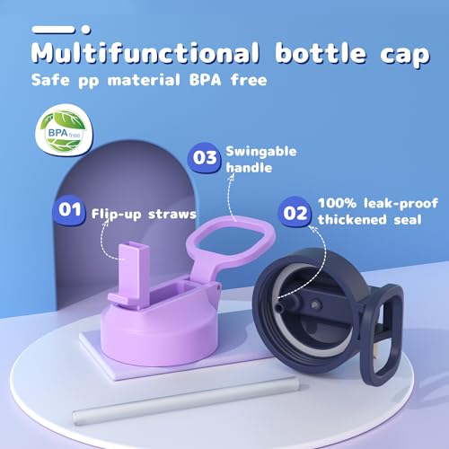 Gonfoam termo infantil de acero inoxidable con aislamiento, 16oz, 2 unidades miniatura 5