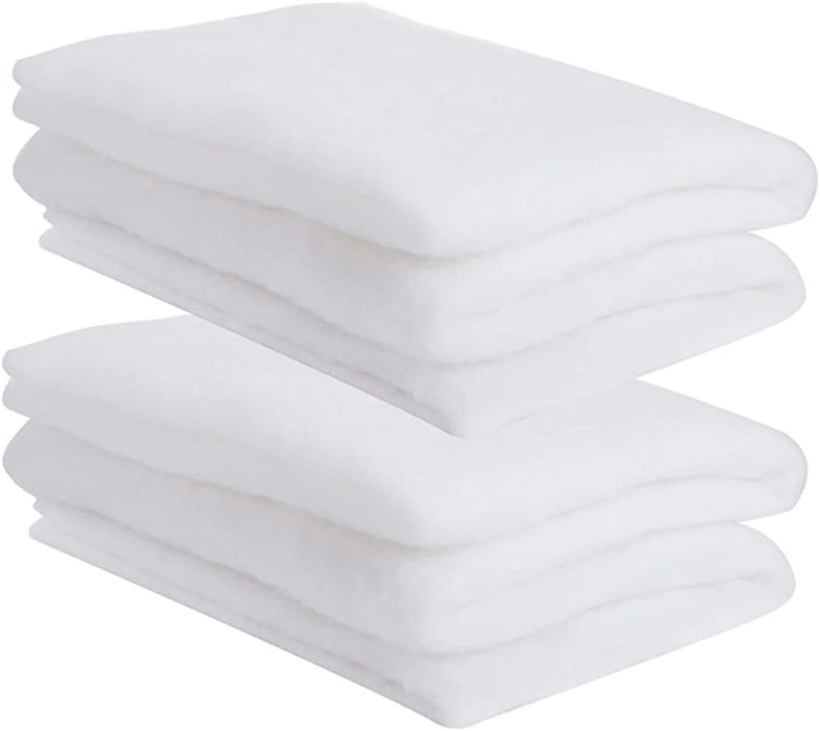Beavorty 2pcs Artificial Snow Blanket Fake Snow for Crafts Cotton Supply Winter Holiday Party Decor Xmas Photo Prop Seasonal Indoor Outdoor Decoration