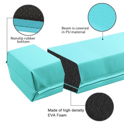 FBSPORT 270 cm Schwebebalken Kinder Faltbarer Balken Turnen Balance Beam für Zuhause Training Klappbarer Schwebebalken Gymnastik Gymnastikbalken mit Rutschfestem Boden und Tragetasche