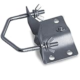 Material: hochwertiger Stahl mit verzinkter Oberfläche, solide 8 mm U-Bügel mit Flügelmuttern