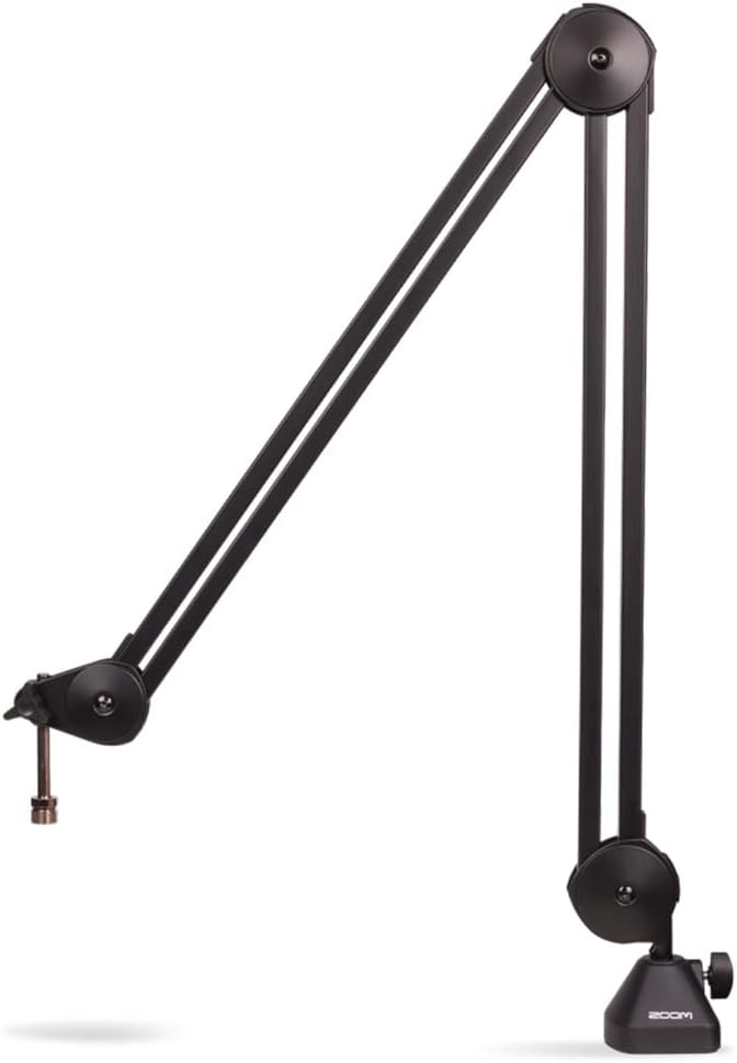 Zoom ZMA-1 Broadcast Microphone Arm, Mountable, for Brodcasts, Podcasts, and Streams