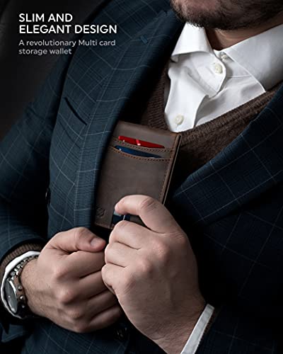 Men's RFID Blocking Money Clip Wallet