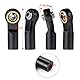 AXspeed 10pcs/Set M3 Link Tie Rod End Metal Ball Joint Head for 1/10 RC Crawler Car Boat (Black)