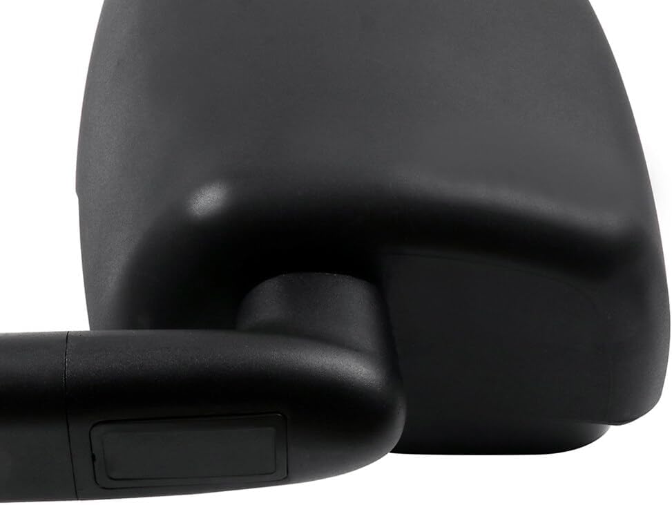 Driver and Passenger Side Black View Mirrors Fit for 2003-2011 For Chevy Express 1500 2500 3500 For GMC Savana 1500 2500 3500 Manual Fold Non-heated Exterior Mirrors