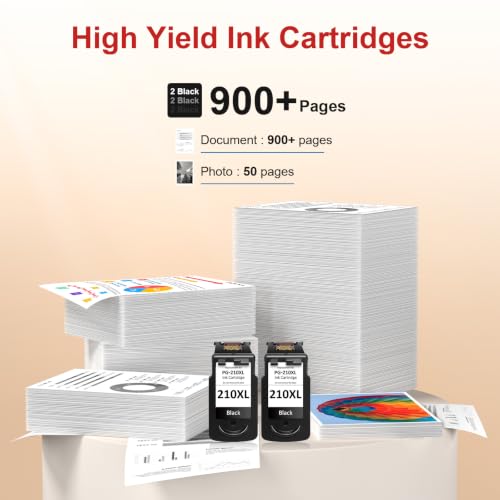 Image of PG 210XL Black Ink Cartridge Compatible for Canon 210XL Black Ink Cartridge