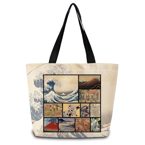 Hokusai The Great Wave Tote Bag