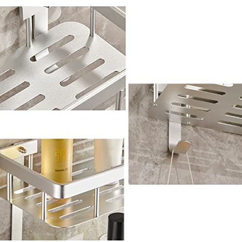 Support mural espace aluminium chrome brillant double niveau - 6