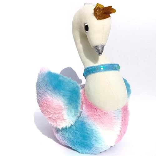 Image of Flufies Plush Toys - Snuggly and Aesthetic Stuff Plush Toys and Baby Toys - Soft Toys for Baby Girl and Baby Boy - Soft Toys for Girlfriend Gift (Swan)