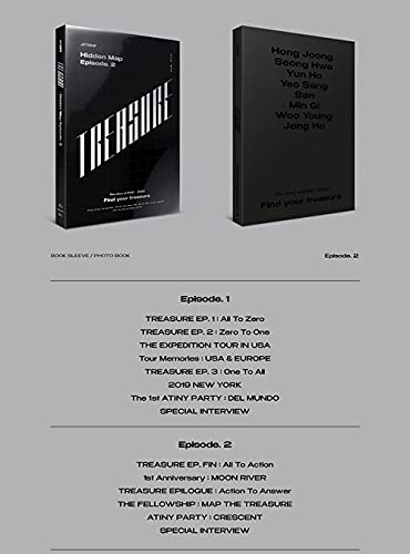 ATEEZフォトブックTREASURE : Hidden Map Package Amazon.co.jp: ATEEZ (エイティーズ) TREASURE : Hidden Map Package
