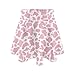 TOADDMOS Pink Cow Print Girls Skort Tennis Skirt with Pockets Athletic Skort Inner Shorts Fashion Girls Athletic Tennis Golf Skirts with Shorts Kids High Waist A-line Skorts with Pockets