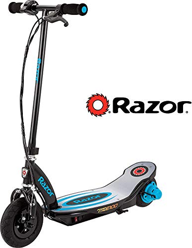 Razor Power Core E100 Electric Scooter - Aluminum Deck - Blue - FFP