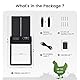 PUPIHOM Automatische Hühnerklappe SolarTimer, 𝟱𝟬𝟬𝟬-𝗺𝗔𝗵-𝗕𝗮𝘁𝘁𝗲𝗿𝗶𝗲, Aluminium Elektrische Drahtlose Hühnertür Lichtsensor, Fernbedienung, LED-Anzeige, wasserdicht, Einklemmschutz