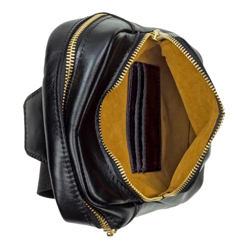 Patricia Nash Andros Leather Sling Bag, 8.6 inch Height, Multiple Colors, Goldtone Hardware4