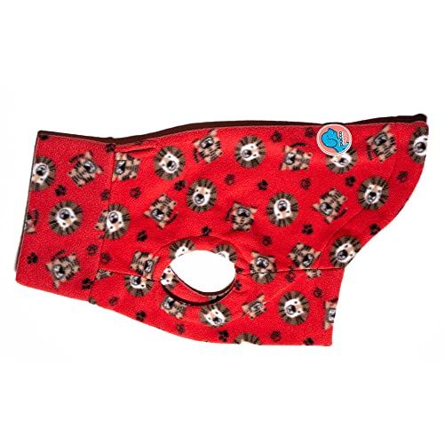 Roupa Para Cachorro Suéter Fauna Safari Vermelho (M)