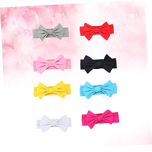 Toyvian 8 Peças De Acessórios De Cabelo Para Meninas Tiaras Para Bebês Meninas Turbante Laços De Cab