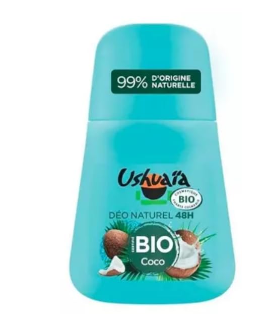 Ushuaïa déodorant coco ro50 lot de 6 pour éliminer les mauvaises odeurs de transpiration