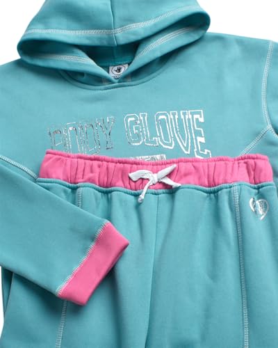 Body Glove Girls' Fleece Jog Set - 2 Piece Cozy Fleece Pullover Hoodie and Jogger Sweatpants (Size: 7-12)3