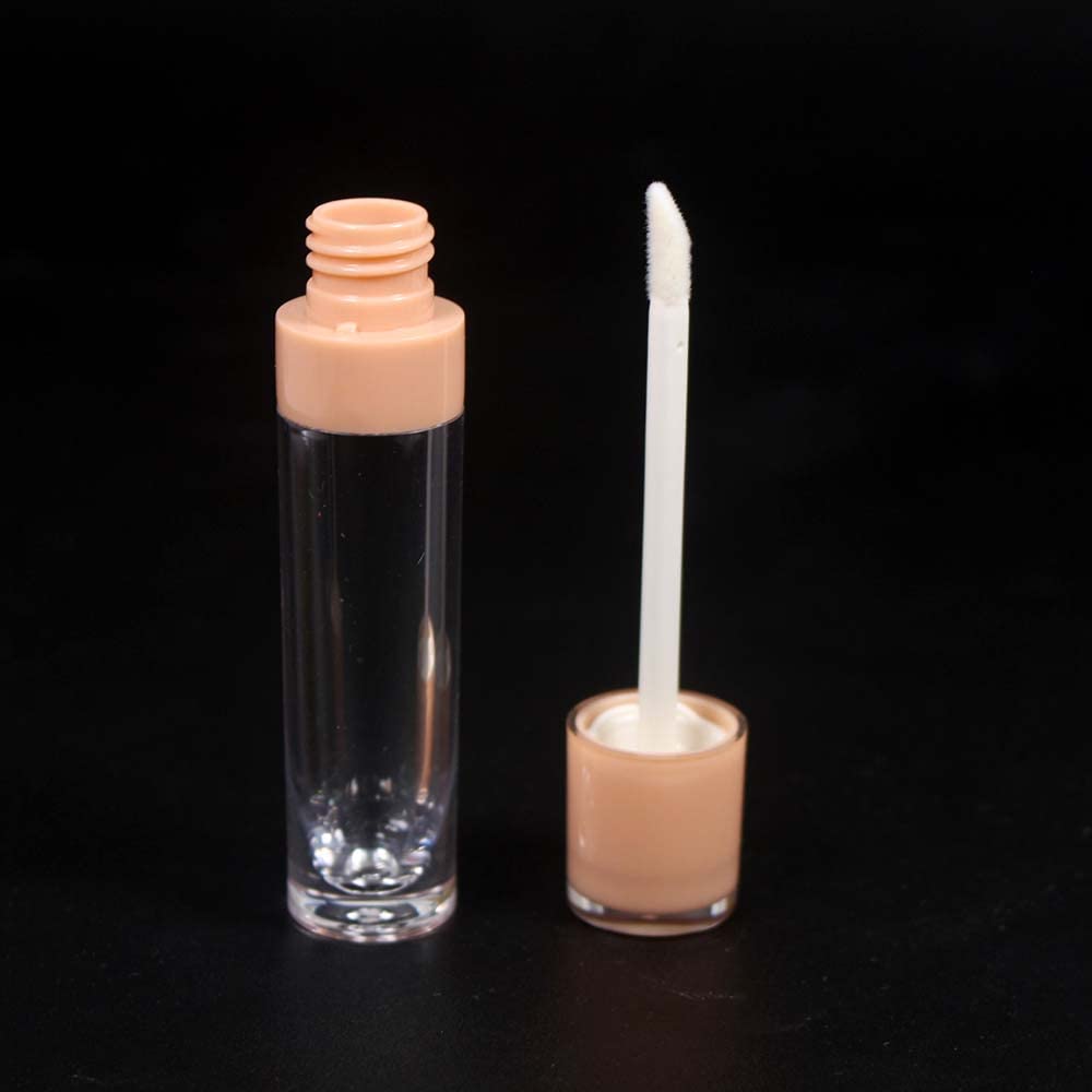 24 tubos de brillo de labios redondos vacíos de 6 ml, Rosa/Rebel Fun.,