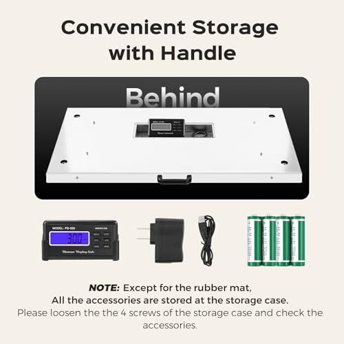 Bonvoisin Pet Scale for Large Dog 1100lb x 0.2lb, Postal Scale with Large Stainless Platform 40.5” x 20.8”, Animal Scales for Weighing,Vet Scale with Rubber Mat Livestock Scale for Dog, Sheep