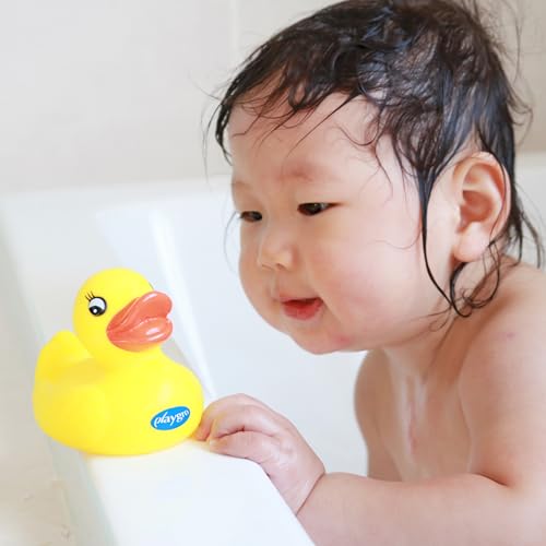 Playgro Badeente - Babybadeente - Badeente - Wasserspielzeug - Baden - Kinderspielzeug - Babyente - gelb