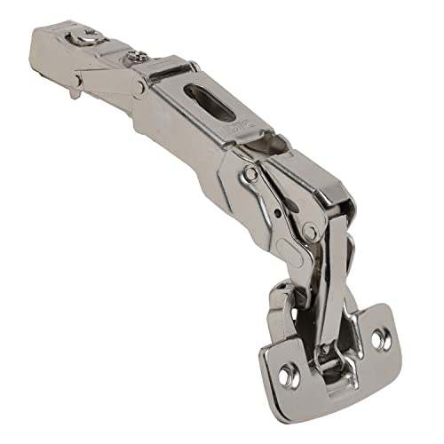 2 Pack DTC Wide Angle Corner Lazy Susan Pantry Self Closing 155 Degree Kitchen Cabinet Door Hinge C80A605, Nickel Plated Finish (Base Mounting Plate Sold Separately) by DTC - Used condition - US$12.53
