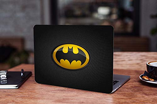 Image of Galaxsia Batman Vinyl Laptop Skin /Sticker /Cover /Decal Compatible for Any Laptop (Hp /Dell /Sony /Acer /Lenovo /Asus etc.) Brand Models of Size 14 Inches Laptop Or Notebook.