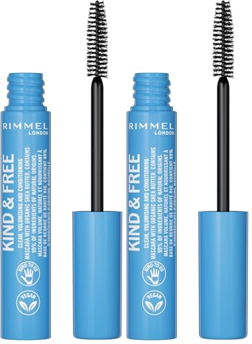 Miniatura 7 de Rimmel Kind & Free Máscara de Pestañas, Tono Negro, 7 ml (Paquete de 2)