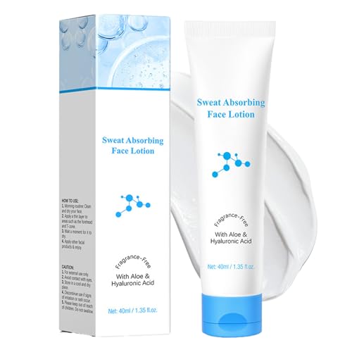 Sweat Absorbing Face Lotion Face Discourage Sweat Antiperspirant and Oil Control Lotion for Face Skin Natural Deodorant Antiperspirants-Helps to Combat Excessive Sweating with Odor Control
