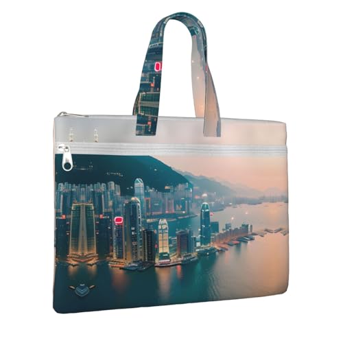 Hong Kong Canvas Document Bag Briefcase For Professionals And Executives2
