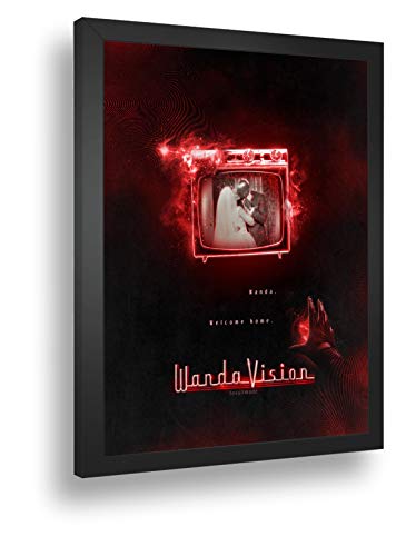 Quadro Decorativo Poste Wanda Vision Serie Visão Retro