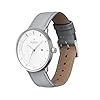 Nordgreen Philosopher Scandinavian Silver Watch with Interchangeable Straps